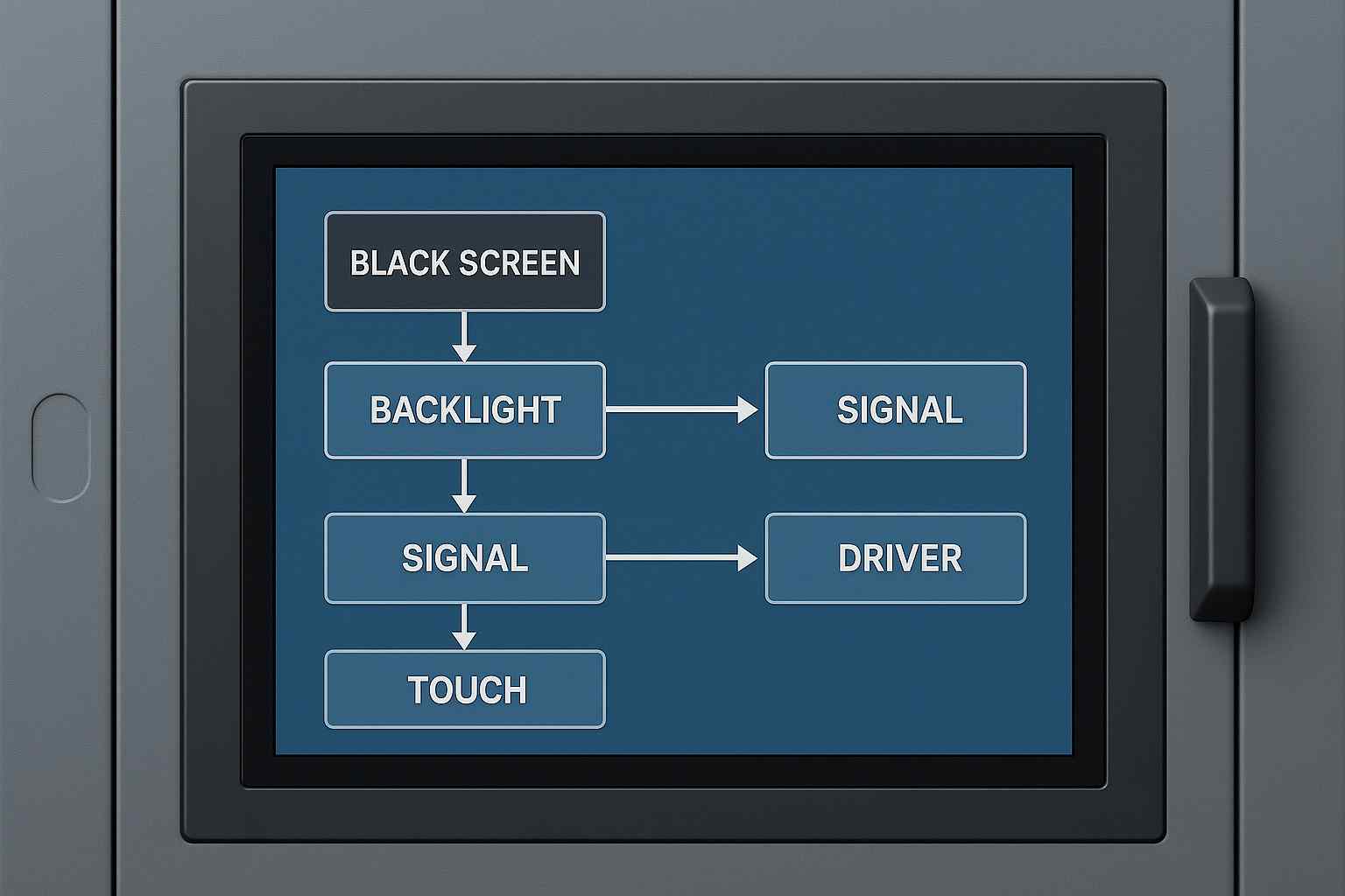 LCD工业液晶屏幕_机柜设备液晶面板
