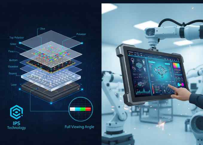 TFT-LCDIPS液晶屏面板结构解析:从像素原理到工业应用场景